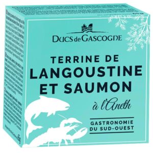 Terrin med havskräfta, lax och dill 65g | Les Ducs de Gascogne