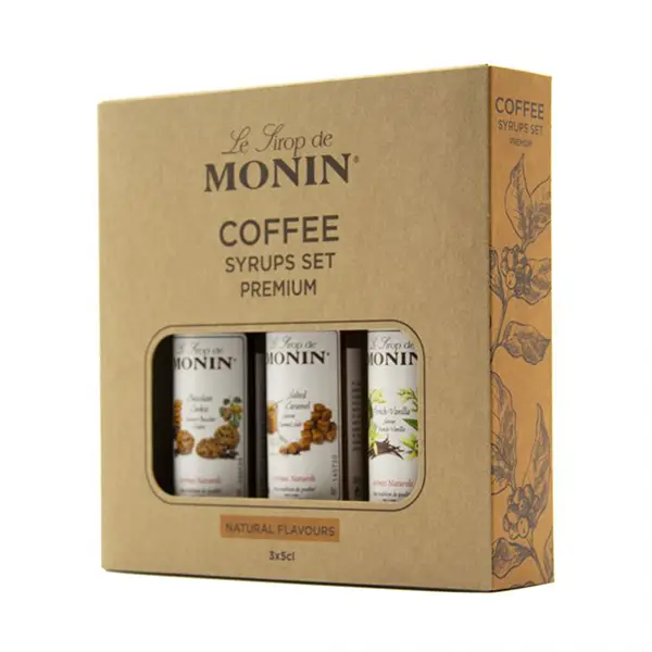 Köp Kaffesyrup set från Monin hos Gourmetrummet
